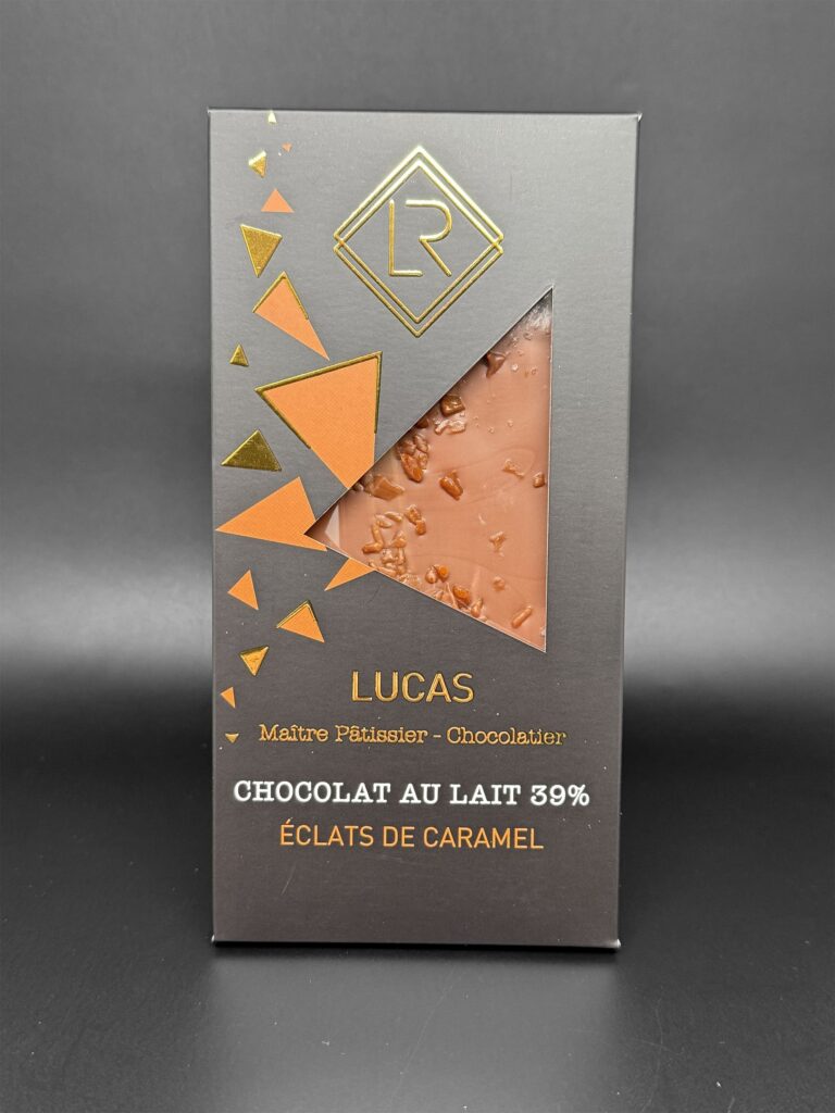 La Tablette Chocolat Au Lait Éclats de Caramel