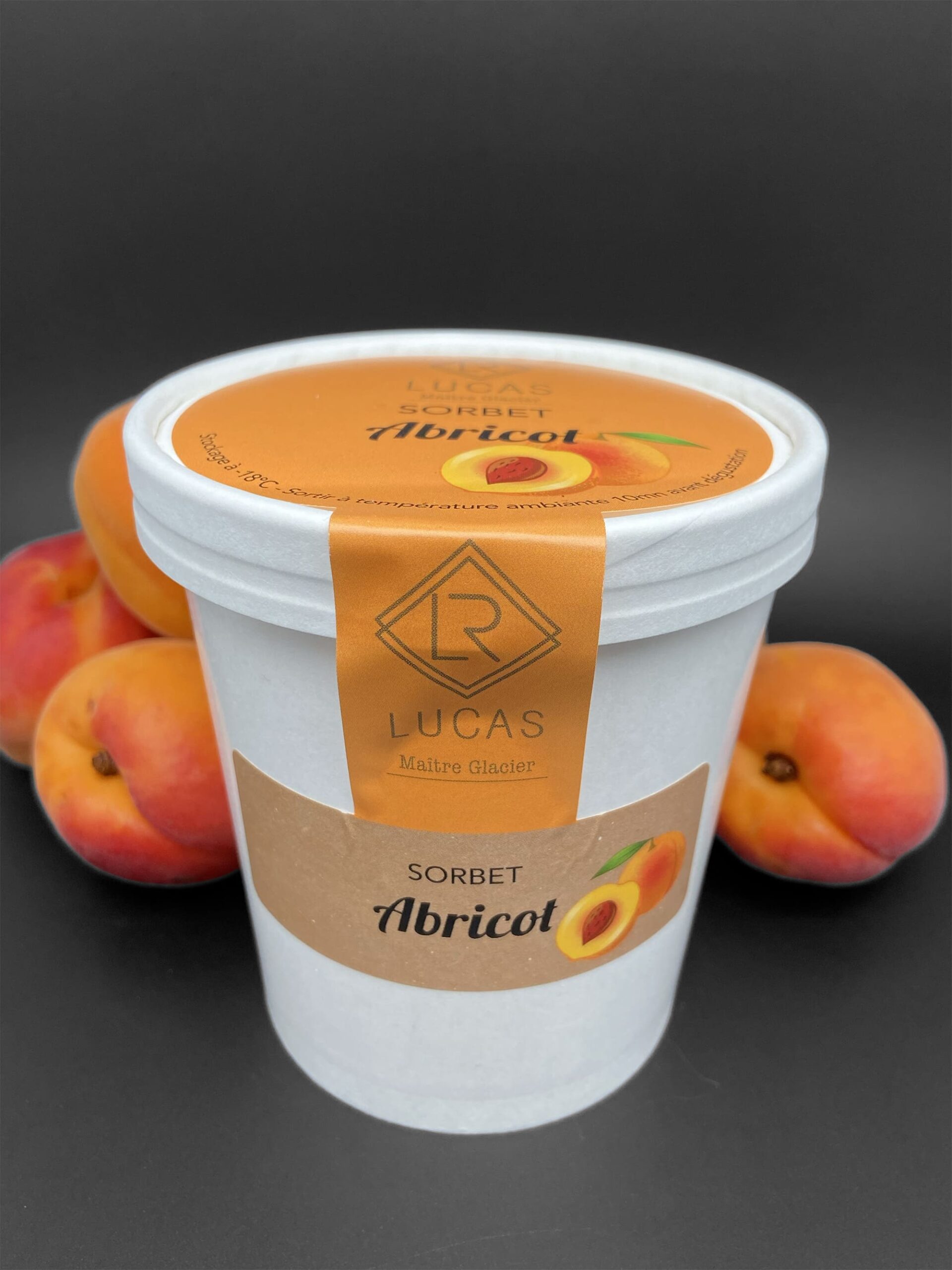 Le Pot 1/2L Sorbet Plein Fruit Abricot