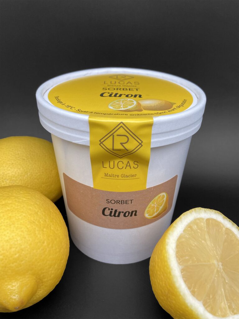 Le Pot 1/2L Sorbet Plein Fruit Citron