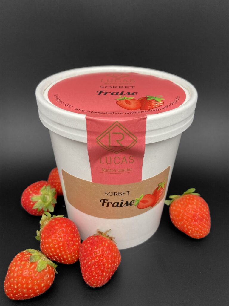 Le Pot 1/2L Sorbet Plein Fruit Fraise