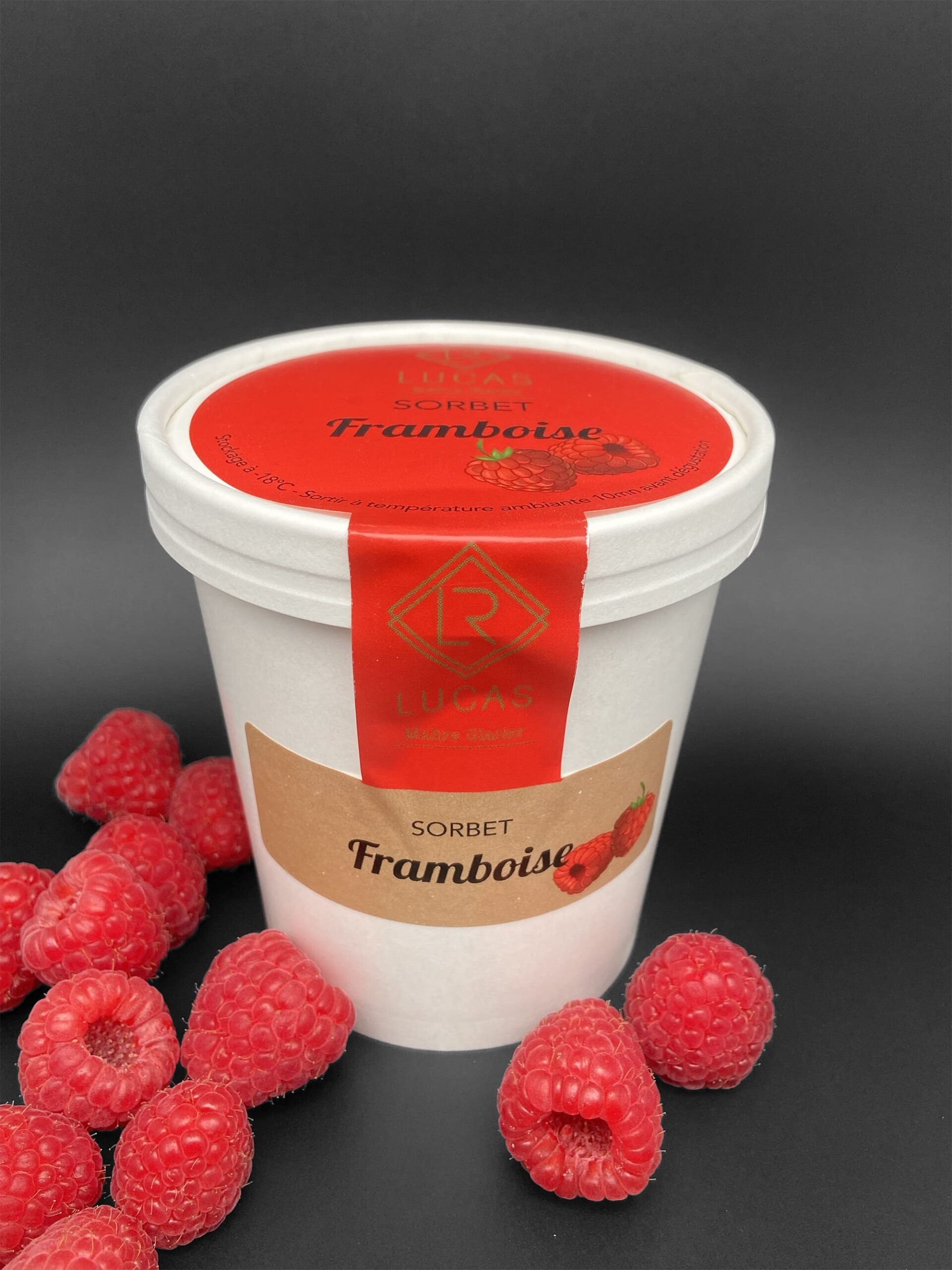 Le Pot 1/2L Sorbet Plein Fruit Framboise