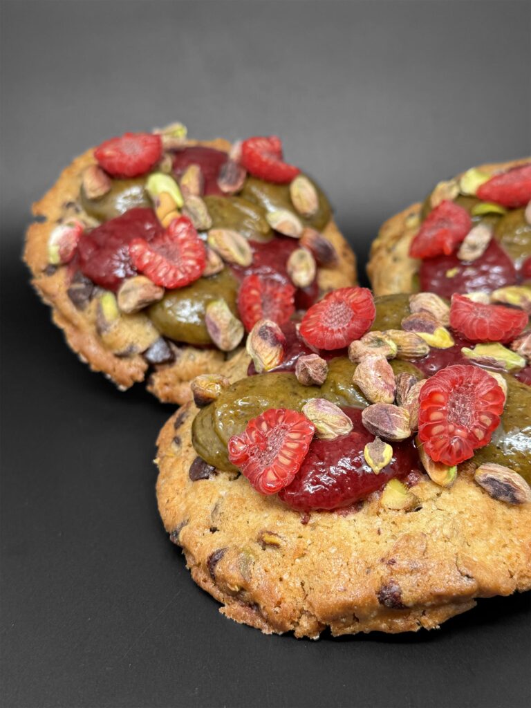 Le Cookie Pistache Framboise