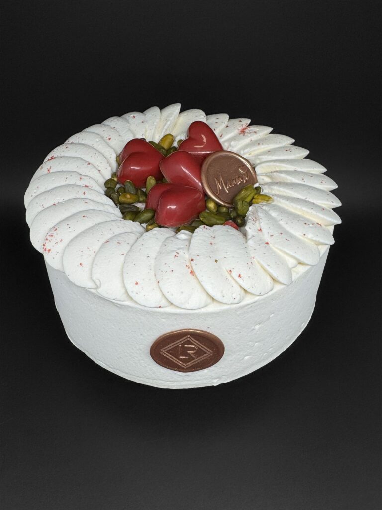 Le Vacherin Pistache-Fraise