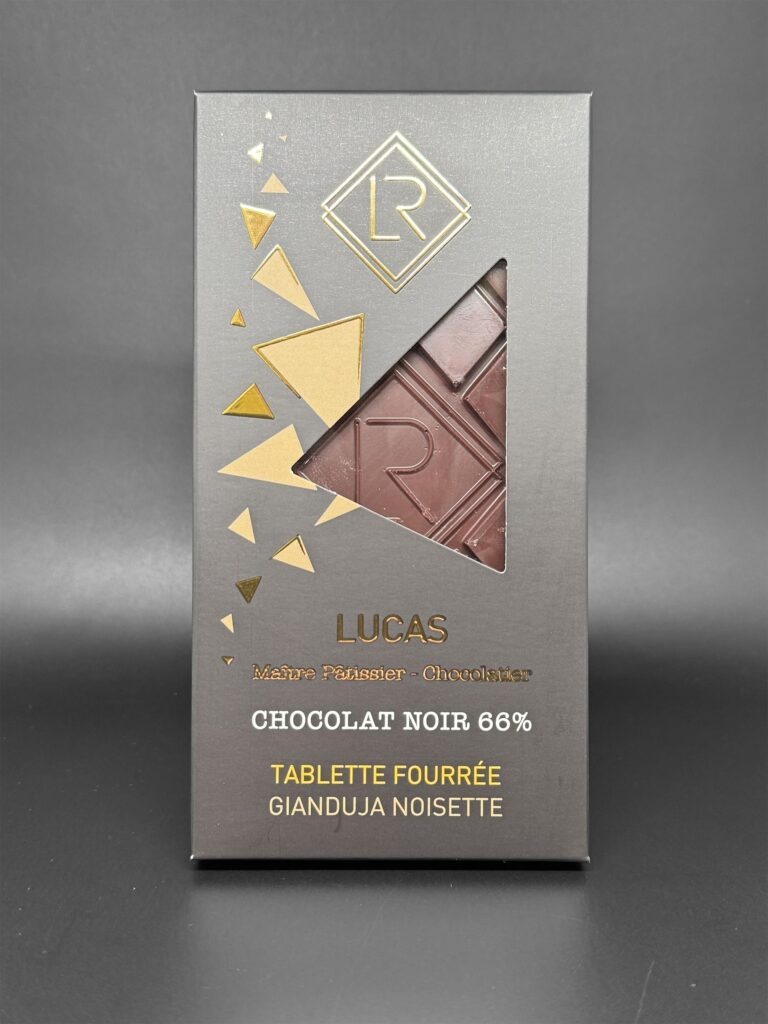 La Tablette Fourree Chocolat Noir Gianduja