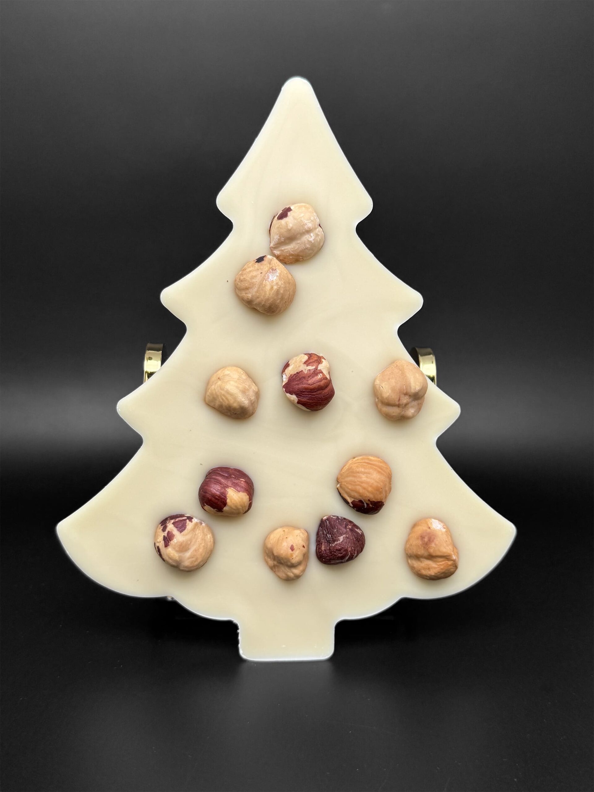 La Tablette Sapin Blanc Noisettes