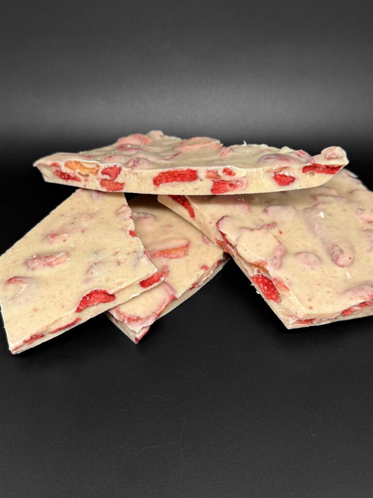 Chocolat À La Casse – Blanc Fraise