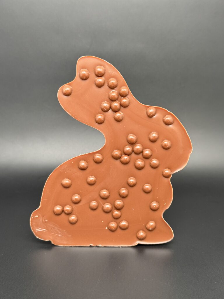 La tablette Lapin – Chocolat lait & billes croustillantes