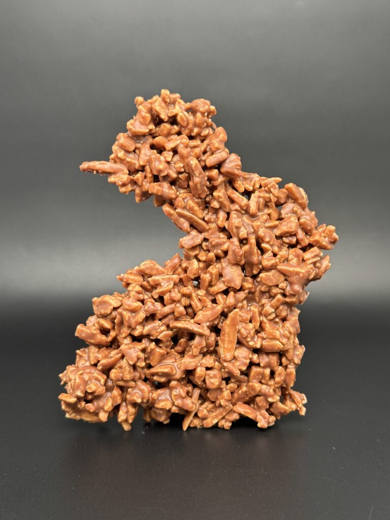 La tablette Lapin – Chocolat lait façon « Amandes rochers »