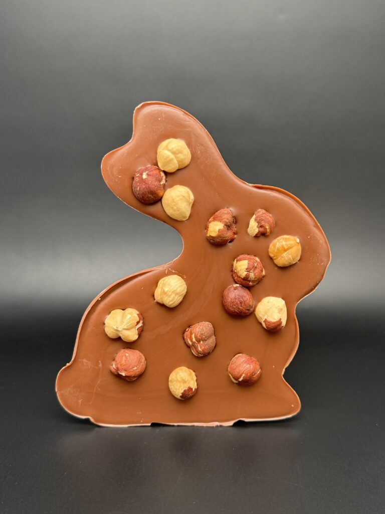 La tablette Lapin – Chocolat lait & noisettes grillées